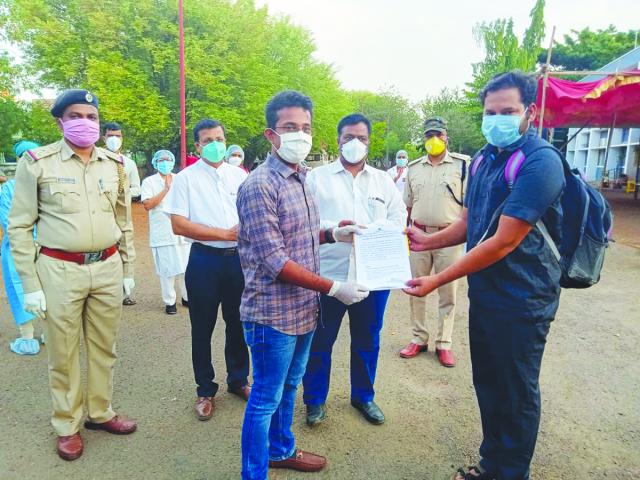 ಮತ್ತೆ ಓರ್ವ ಪೊಲೀಸ್ ಸಿಬ್ಬಂದಿ ಕೋವಿಡ್ನಿಂದ ಗುಣಮುಖ